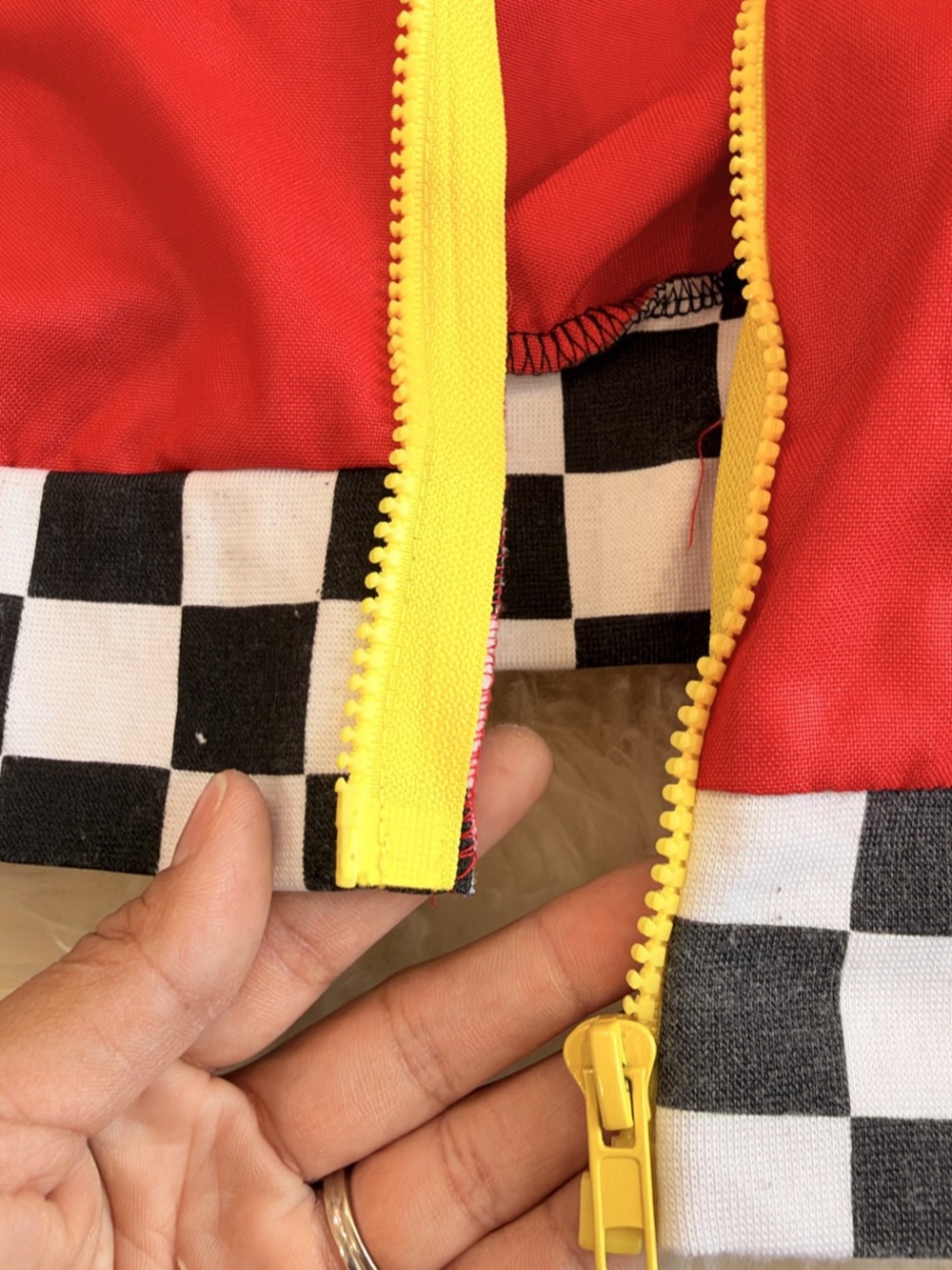 Fast Lane Racing Race Car Driver Costume Set Adult Standard - Picture 9 of 11